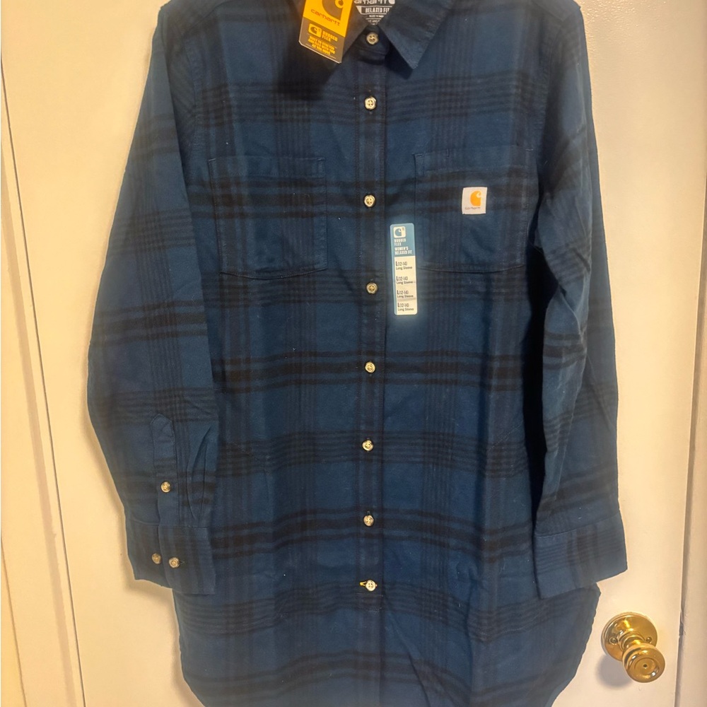 Carhartt Rugged Flex Plaid Tunic NEW with Tags Women’s